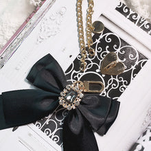 Load image into Gallery viewer, Cute Bows! - Black Phone/Bag Charm