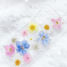 Load image into Gallery viewer, Pastel Flowers Transparent Phone Cover