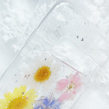Load image into Gallery viewer, Pastel Flowers Transparent Phone Cover