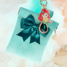 Load image into Gallery viewer, Mermaid Bows - Tiffany Green Pouch Set