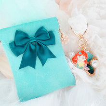 Load image into Gallery viewer, Mermaid Bows - Tiffany Green Pouch Set