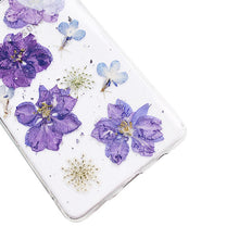 Load image into Gallery viewer, Lavender Blue Flowers Transparent Phone Cover