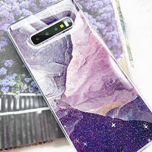 Load image into Gallery viewer, Glittery Violet Phone Cover