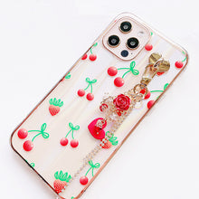 Load image into Gallery viewer, Red Rose Phone Charm