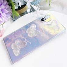 Load image into Gallery viewer, Glittery Butterflies Phone Cover