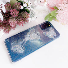 Load image into Gallery viewer, Glittery Butterflies Phone Cover