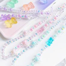 Load image into Gallery viewer, Gummy Stars Beaded Phone Charm