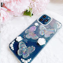 Load image into Gallery viewer, Butterflies and Pearls Phone Cover