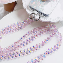 Load image into Gallery viewer, Rose Shimmer Crossbody Phone Strap
