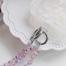 Load image into Gallery viewer, Rose Shimmer Crossbody Phone Strap
