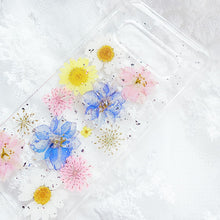 Load image into Gallery viewer, Pastel Flowers Transparent Phone Cover
