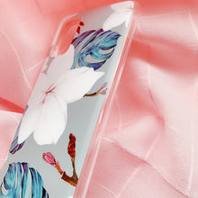 Load image into Gallery viewer, Flower Print Pale Green Phone Cover

