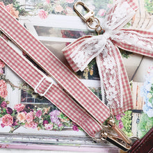 Load image into Gallery viewer, Lace Pink Bow Cardholder
