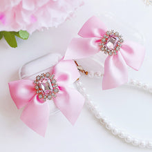 Load image into Gallery viewer, Jewelled Bows AirPods Protection Case
