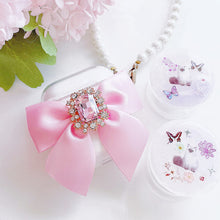 Load image into Gallery viewer, Jewelled Bows AirPods Protection Case
