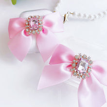 Load image into Gallery viewer, Jewelled Bows AirPods Protection Case
