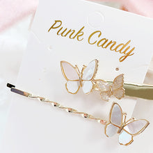 Load image into Gallery viewer, Butterflies Duo Hair Clip
