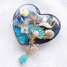 Load image into Gallery viewer, Heart Shaped Mermaid Tail Phone Grip
