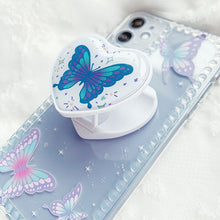 Load image into Gallery viewer, Butterfly Print Transparent Phone Cover
