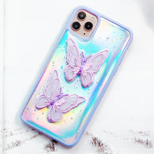 Load image into Gallery viewer, Dancing Butterflies Transparent Phone Cover

