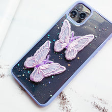 Load image into Gallery viewer, Dancing Butterflies Transparent Phone Cover
