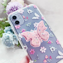Load image into Gallery viewer, Butterflies Transparent Bumper Phone Cover
