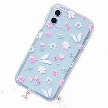 Load image into Gallery viewer, Butterflies Transparent Bumper Phone Cover
