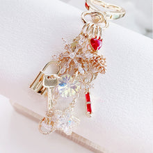 Load image into Gallery viewer, Snowflakes &amp; Stars Bag Charm
