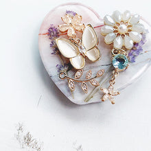 Load image into Gallery viewer, Butterfly Natural Heart Shaped Phone Grip
