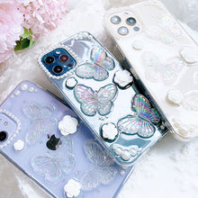Load image into Gallery viewer, Butterflies and Pearls Phone Cover
