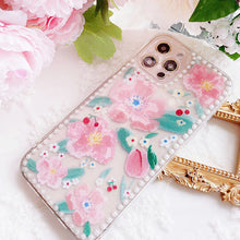 Load image into Gallery viewer, Pearly Flower Prints Phone Cover
