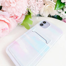 Load image into Gallery viewer, Painted Clouds Card Compartment Phone Cover
