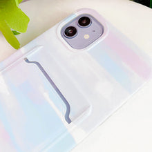 Load image into Gallery viewer, Painted Clouds Card Compartment Phone Cover
