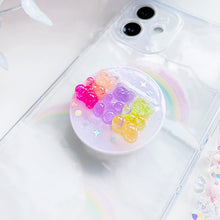 Load image into Gallery viewer, Gummy Rainbow I Phone Grip
