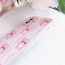 Load image into Gallery viewer, Pink Teddy Phone Cover
