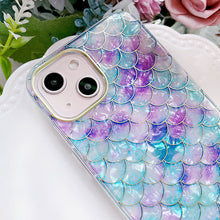 Load image into Gallery viewer, Watercolour Mermaid Scales Phone Cover
