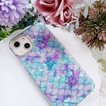 Load image into Gallery viewer, Watercolour Mermaid Scales Phone Cover
