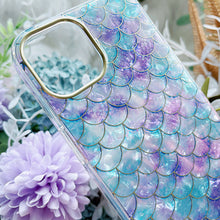 Load image into Gallery viewer, Watercolour Mermaid Scales Phone Cover
